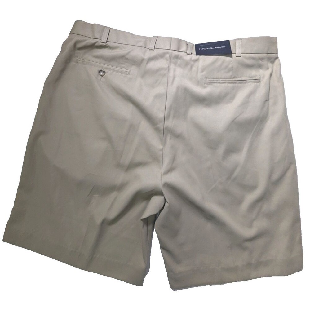 NWT Jack Nicklaus Men's Core Golf Shorts 42 Khaki N1181 Performance UPF 50 - Picture 2 of 11